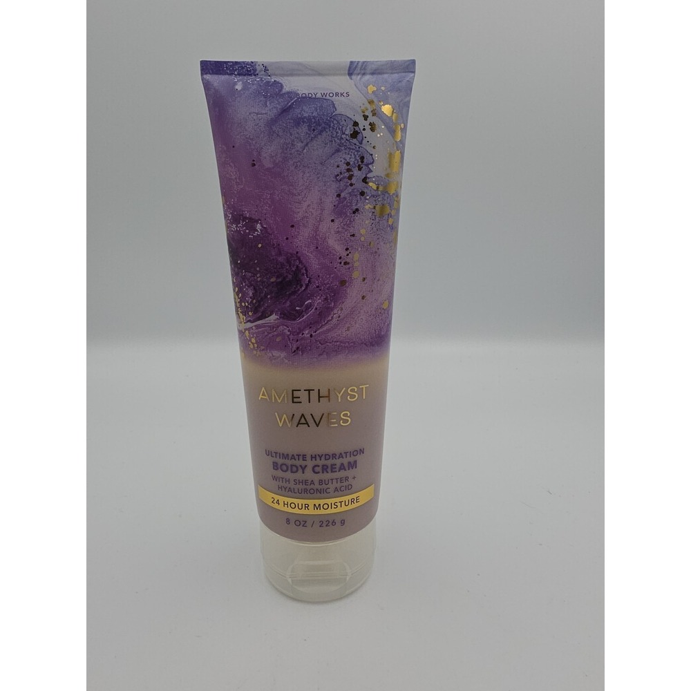 Bath & Body Works Amethyst Waves Ultimate Hydration Body Cream 8 Oz Shea Butter